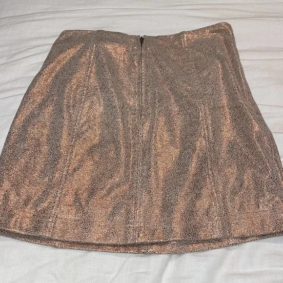 free people // modern femme vegan metallic mini skirt - Picture 10 of 12